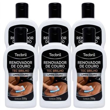 Imagem de Kit com 6un Renovador de Couro Tecbril 200 Gramas