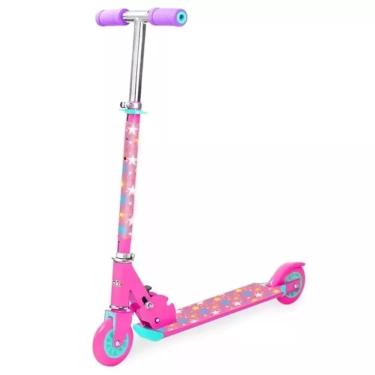 Imagem de Patinete Infantil com LED brink+ Unicórnio Estrela 3 Rodas