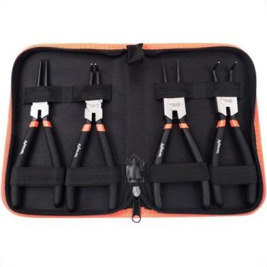Imagem de Alicate Aneis Waft Interno/Externo Reto/Curvo 7'' Com 4 Pecas 6582