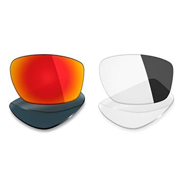 Imagem de 2 pares de lentes polarizadas de reposição da Mryok para óculos de sol Oakley Valve 2014 – Opções