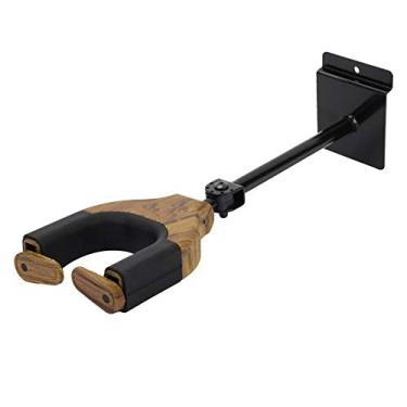 Imagem de Gancho de suporte de parede para guitarra Bnineteenteam com trava automática segura para todas as guitarras Bass Violins Mandolins Ukulele suporte de madeira, Rosewood