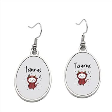 Imagem de Brinco de touro - Brincos com pingente para meninas - Presente de festa de aniversário dos namorados, Metal, Sem pedras preciosas