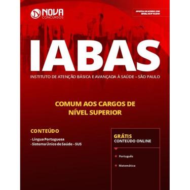Imagem de Apostila IABASSP 2019  Cargos de Nível Superior