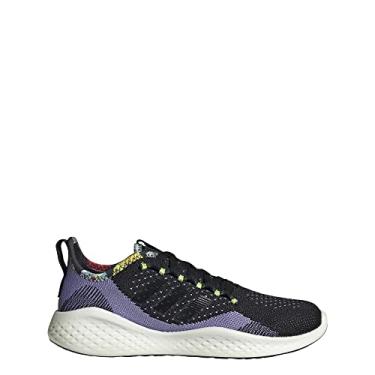 Imagem de adidas Tênis de corrida feminino Fluidflow 2.0, Núcleo preto/núcleo preto/amarelo solar, 9