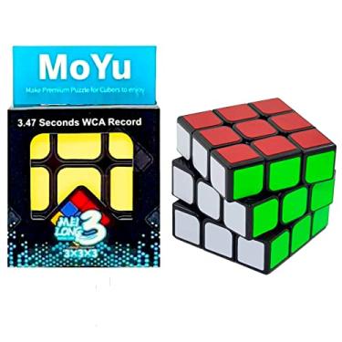 Imagem de Kit com 2 Cubos Mágicos Moyu Profissional 3x3x3 Infantil e Adulto Brinquedo Educativo Interativo