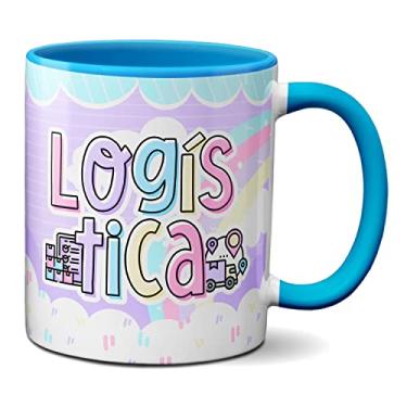 Imagem de Caneca Logística Profissional Presente Criativo Warehouse (Azul)