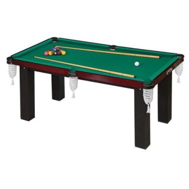 Jogo de Sinuca Bilhar de Mesa Grande 64 X 36 X 14 CM : .com