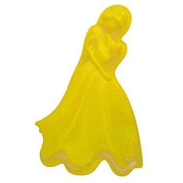 Imagem de Forma de Silicone Para Doces Torta Pudim Bolo Cozinha Princesa Amarela Kit 3 Unidades