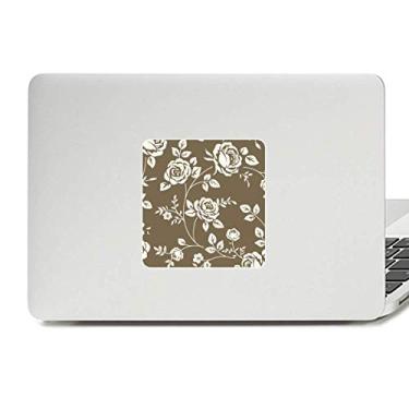 Imagem de Adesivo de vinil para laptop com desenho de rosas para decoração de PC