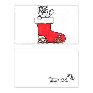 Imagem de Horus — Cartão de agradecimento de aniversário com flores de trenó de Natal