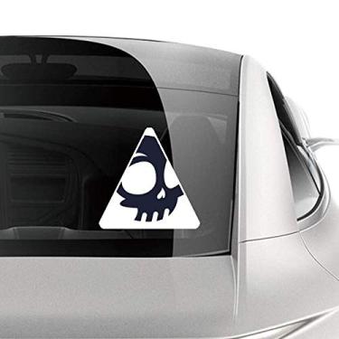 Imagem de DIYthinker Adesivo de esqueleto de olhos grandes Halloween para carro motocicleta bicicleta bagagem decalque