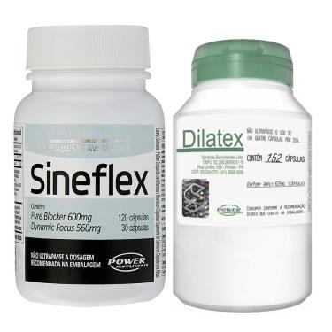 Imagem de Kit - Sineflex 150 Caps + Dilatex - 152 Caps - Power Supplements