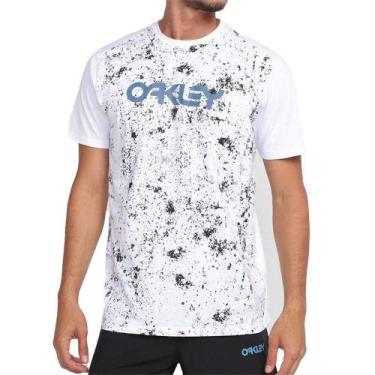Imagem de Camiseta Oakley Abstract Logo Ss Masculina Branco