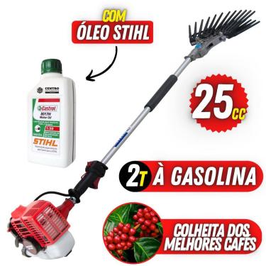 Imagem de Derriçadeira Nakashi Com Haste 1100mm Motor Nakashi NK270 25cc 2T e Garra Dupla Para Ma...