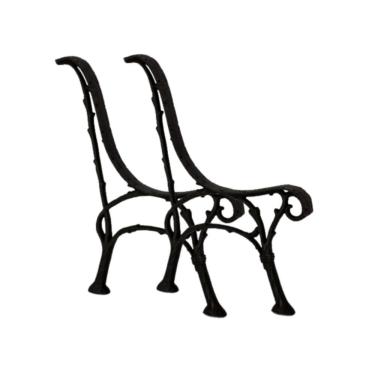 Imagem de Par Pé de Banco Praça Jardim Rendadão em Ferro Fundido