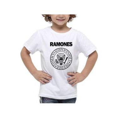 Imagem de Camiseta Infantil Com Estampa Ramones - Gusdan