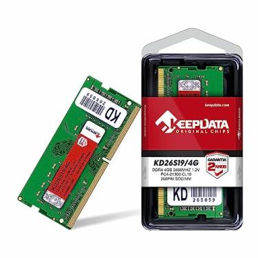 Imagem de Memória RAM Para Notebook Ddr4 4gb 2666mhz Keepdata Kd26s19/4g