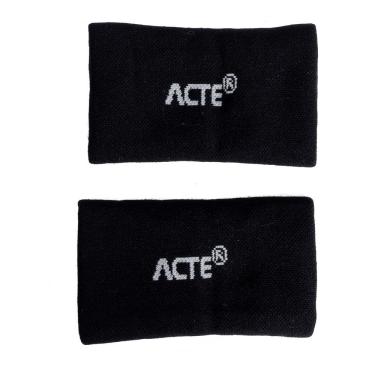 Imagem de Acte, Munhequeira Tamanho G 12x8cm F12-P - Preto e Cinza