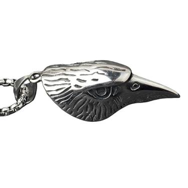 Imagem de Colar Masculino Pingente Águia De Aço Inoxidável 316l