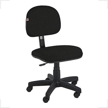 Imagem de Cadeira Secretária Giratória Anatômica com Tecido Preto