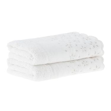 Imagem de Buddemeyer Jogo de Toalhas Crystal Lavabo Branco 2 peças