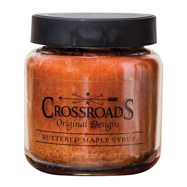 Imagem de Crossroads Candle Vela em frasco de 473 ml - Xarope de bordo amanteigado