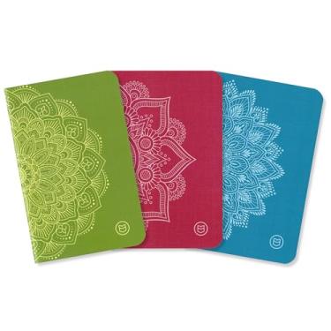 Imagem de Diários de gratidão de bolso - Conjunto de mandala (gerencie estresse e ansiedade, apoio à saúde mental, lista de verificação de autocuidado, avisos, 8,9 cm x 14 cm, 36 páginas)