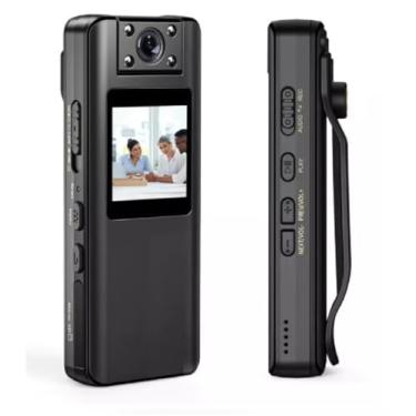 Imagem de Câmera Espiã Com Tela Display Discreto Infidelidade Body Cam A22 Polícia Segurança Corpo Full HD 1080p