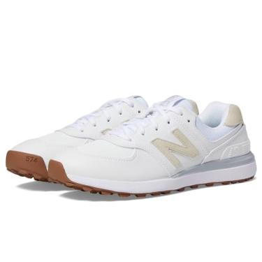 Imagem de New Balance Tênis de golfe feminino 574 Greens V2, Branco, 35