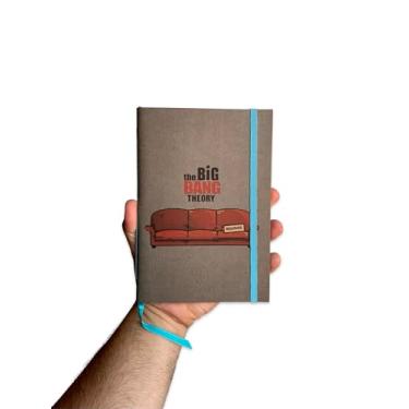 Imagem de Sketchbook Caderno The Big Bang Theory A Teoria do Big Bang com Elástico e Marca Página Aquarela (P Chaveiro (7x10cm), Branco 80 Páginas)