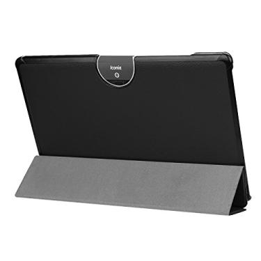 Imagem de Kepuch Couro-PU Capas Bolsas Estojos para Acer Iconia Tab 10 A3-A50 - Preto