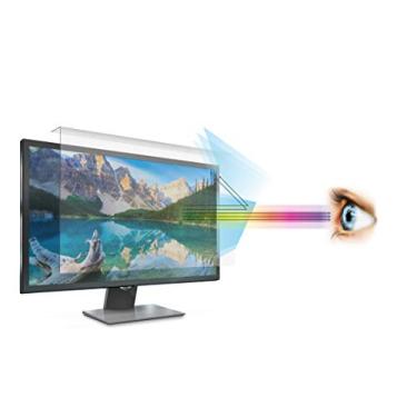 Imagem de Filtro de tela antiluz azul para monitor de mesa widescreen de 23 polegadas, bloqueia a luz azul prejudicial excessiva, reduz a fadiga ocular e a tensão ocular