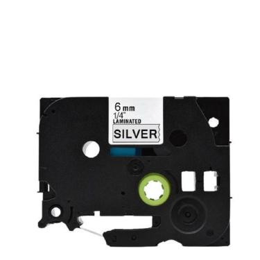 Imagem de Fita Strong Aplicável Brother Tz Tze S911 Prata 6Mm