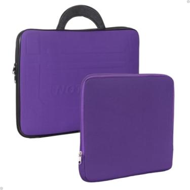 Imagem de Maleta Notebook Feminina Masculina Kit Impermeável Resistente (Roxo, 15,6")