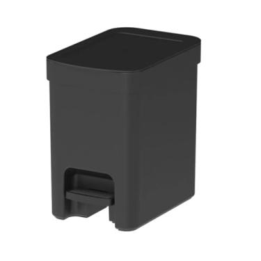Imagem de Lixeira com Pedal Trium Preta 6L