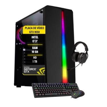 Imagem de PC Gamer i7 GTX1650 Memória 16Gb SSD 120GB HD 1Tb - AMORIM SHOP