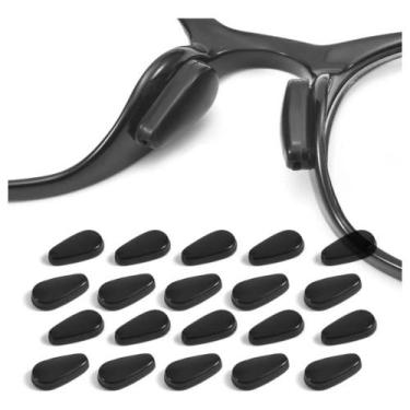 Imagem de 06 Unid Plaqueta Adesiva P/ Armação Óculos Acetato Plástico Metal Anti