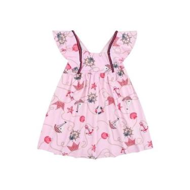 Imagem de Vestido infantil m/c rovitex oceano ref. 3134112 viscose + elastano - 