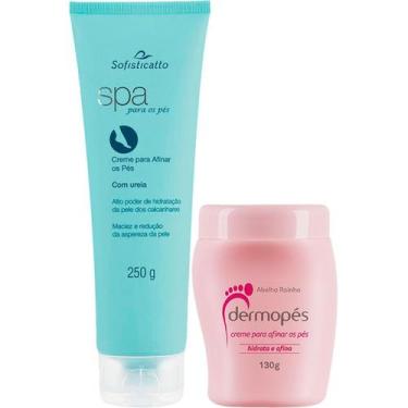 Imagem de Kit Spa Para os Pés Creme para Afinar os Pés 250g + Dermopés Hidratant