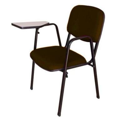 Imagem de Cadeira Universitária para Auditórios Linha Hotel Marrom - Design Offi