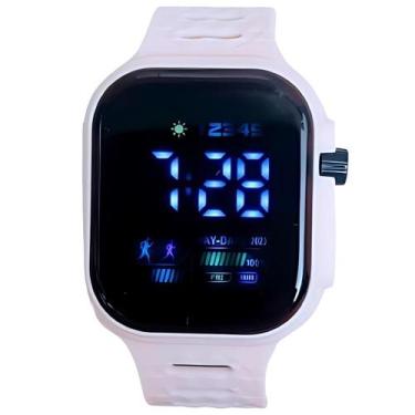 Imagem de Relógio Feminino Universitário Led Visor Colorido Barato - Relogs