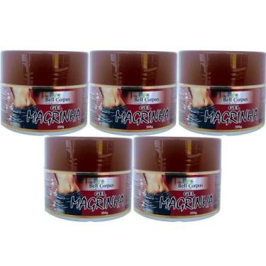 Imagem de Kit 5 Gel Redutor Medidas Magrinha Area Abdominal 300G - Bell Corpus