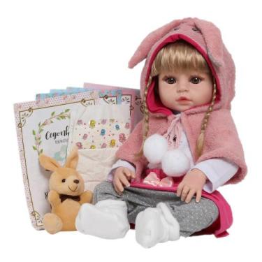 Imagem de Bebê Reborn Realista Corpinho Articulado Recém Nascida - Cegonha Rebor