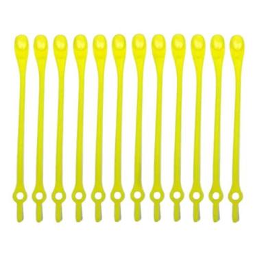 Imagem de Cadarço De Tênis Silicone 12 peças - Art House, Amarelo