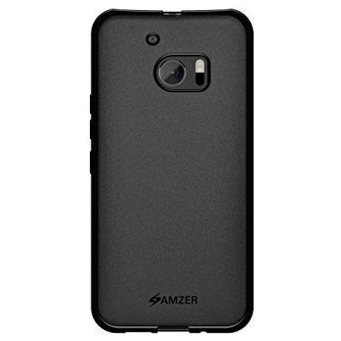 Imagem de AMZER Capa macia de gel TPU para HTC 10, HTC 10 Lifestyle, HTC One M10 - embalagem de varejo - preta