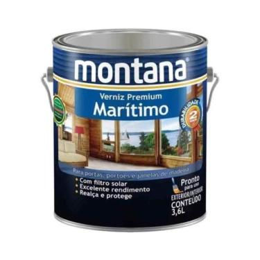 Imagem de Verniz Premium Marítimo Natural 3,6lt - Montana, BRILHANTE