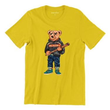 Imagem de Camiseta T-shirt Gola Redonda Unissex Algodão Urso Teddy Tech - Genuin