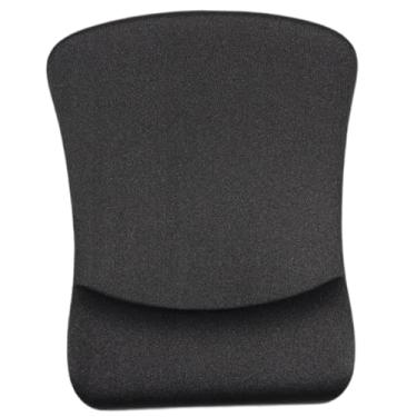 Imagem de BaotyJie Mousepad para computador Base de PU Mouse Pad Mouse Pad de mesa Teclado Acessório portátil Ergonômico Antiderrapante para laptop Escritório em casa, Preto