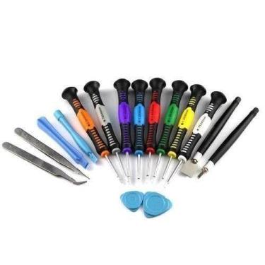 Imagem de Kit ferramentas precisão com 16 chaves para celular aço - BC BORA COLE