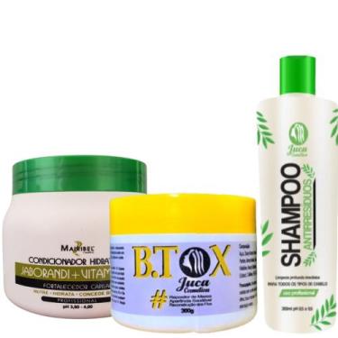 Imagem de Kit B.tox Capilar Redutor de Volume 300g Juca + Condicionador Jaburamd